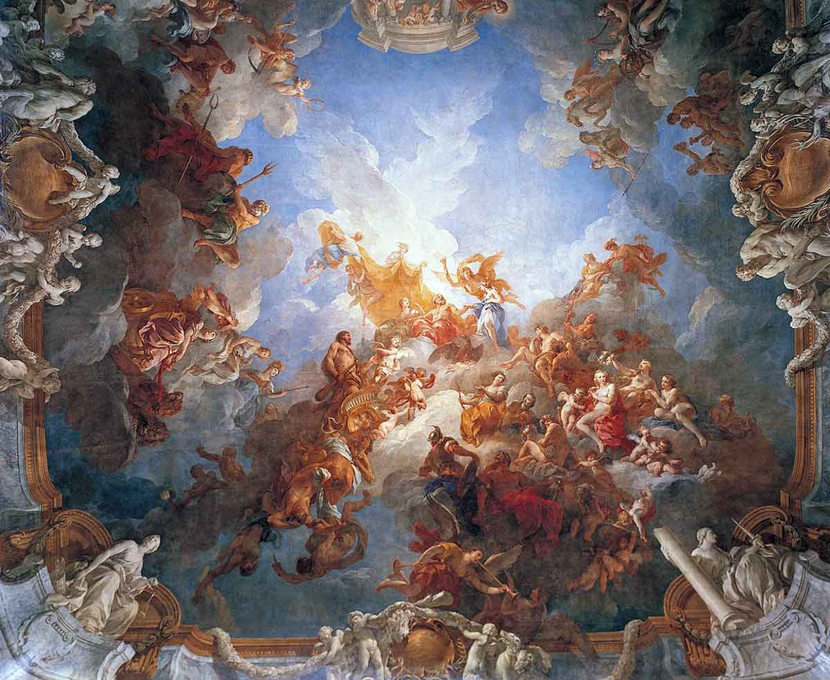 lemoyne apotheosis heracles painting