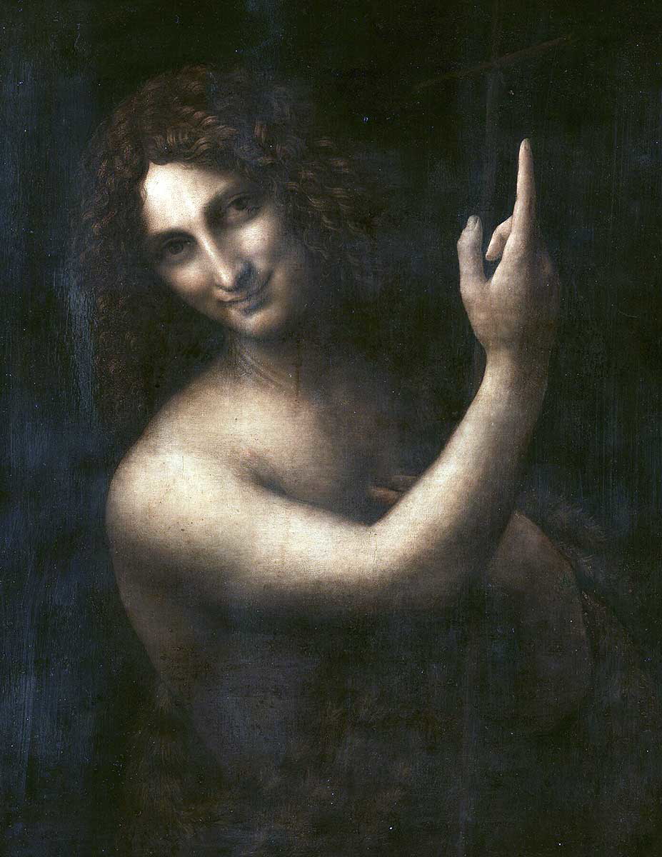 leonardo da vinci baptist painting