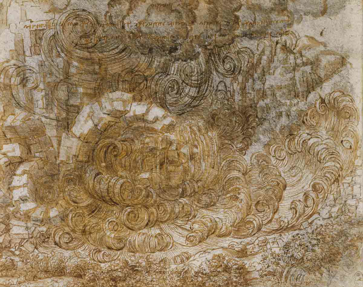 leonardo da vinci deluge drawing