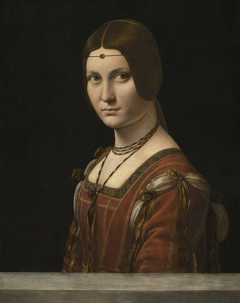 leonardo da vinci ferronniere painting