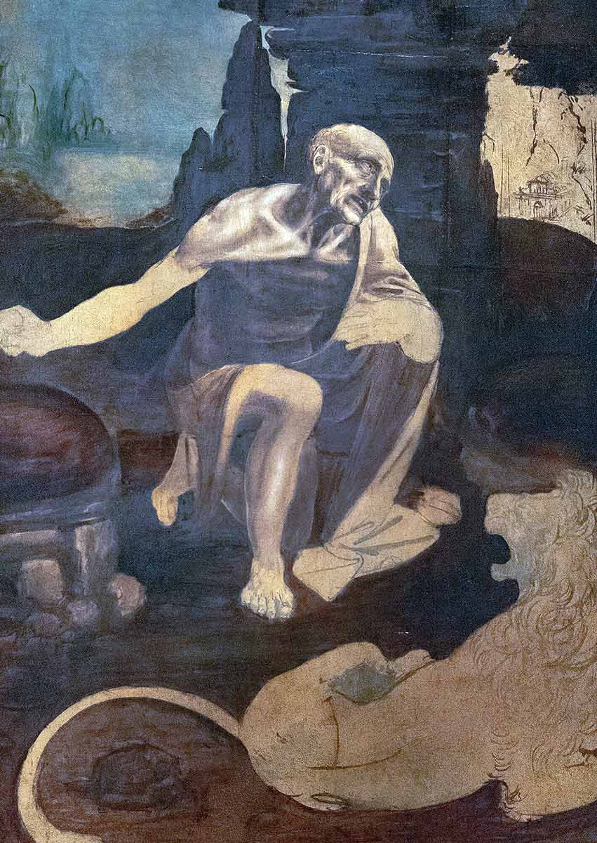 leonardo da vinci jerome painting