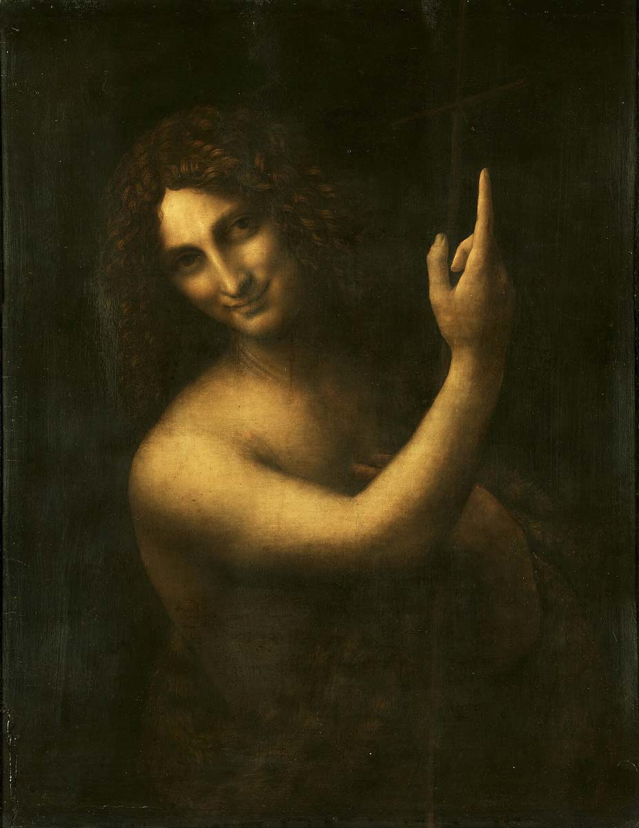 leonardo da vinci saint john the baptist