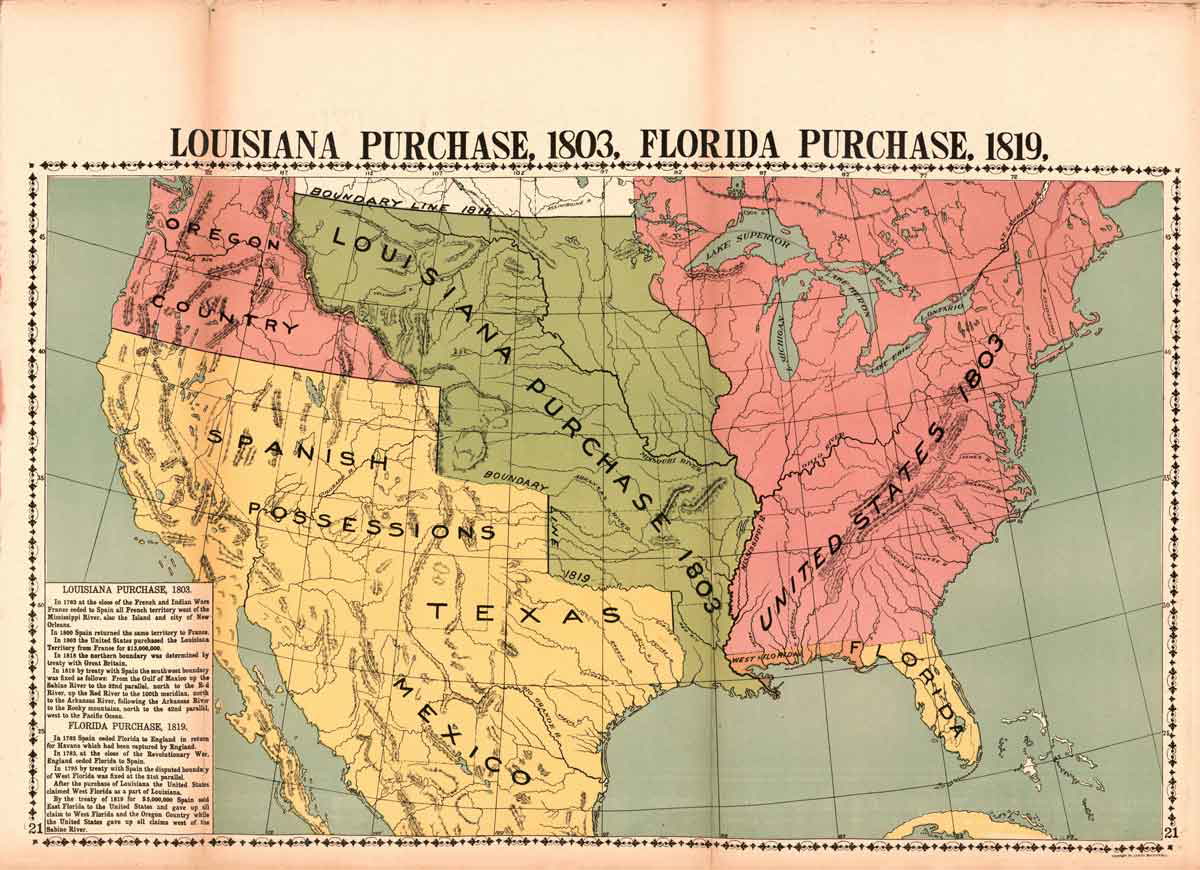 louisiana purchase us map 1803