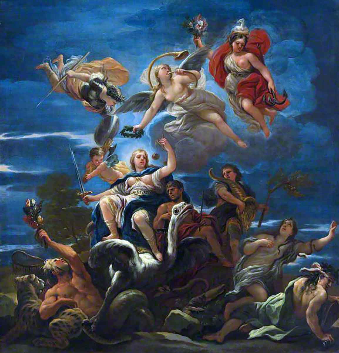 luca giordano justice painting