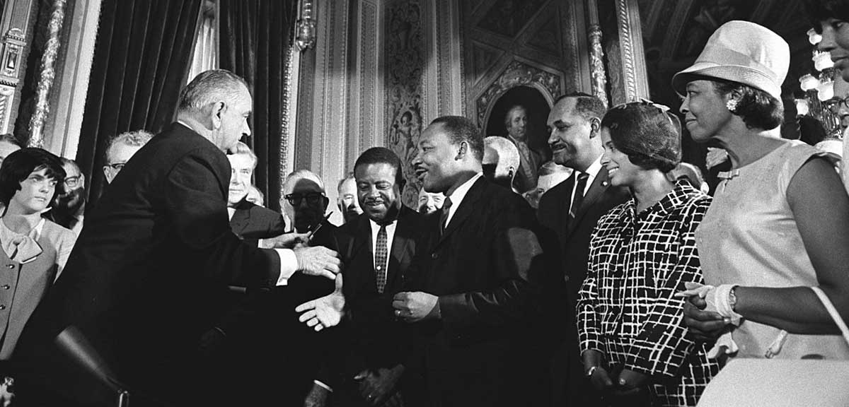 lyndon johnson martin luther king sclc