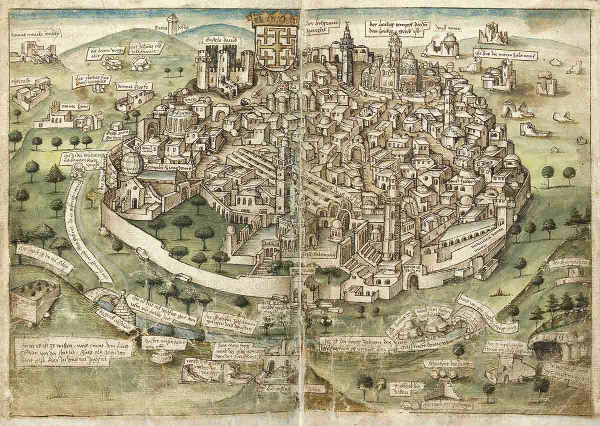map of jerusalem