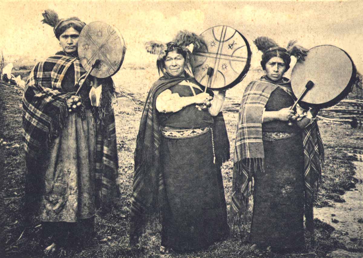 mapuche machi shamans kultrung