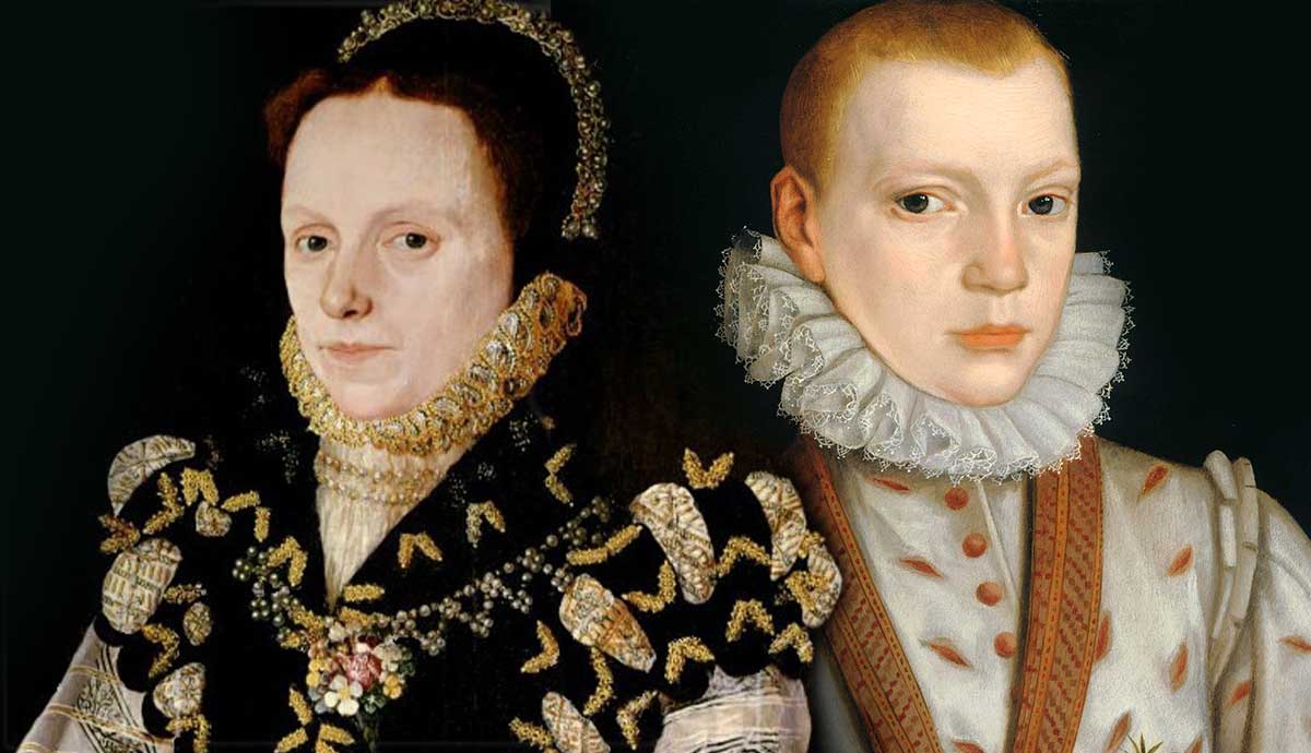 two paintings of the master countess warwick side by side