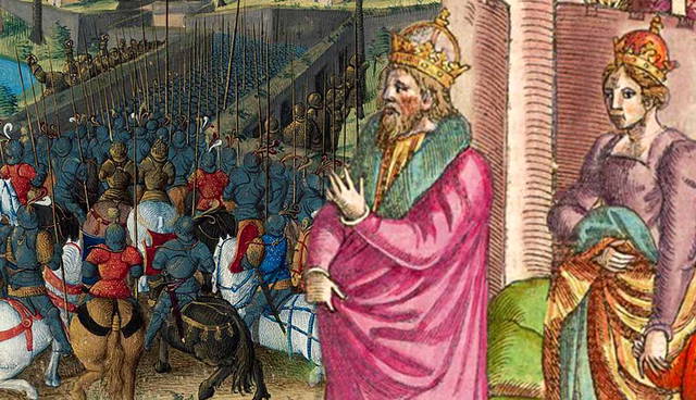 Henry IV at Canossa and Siege of Damascus