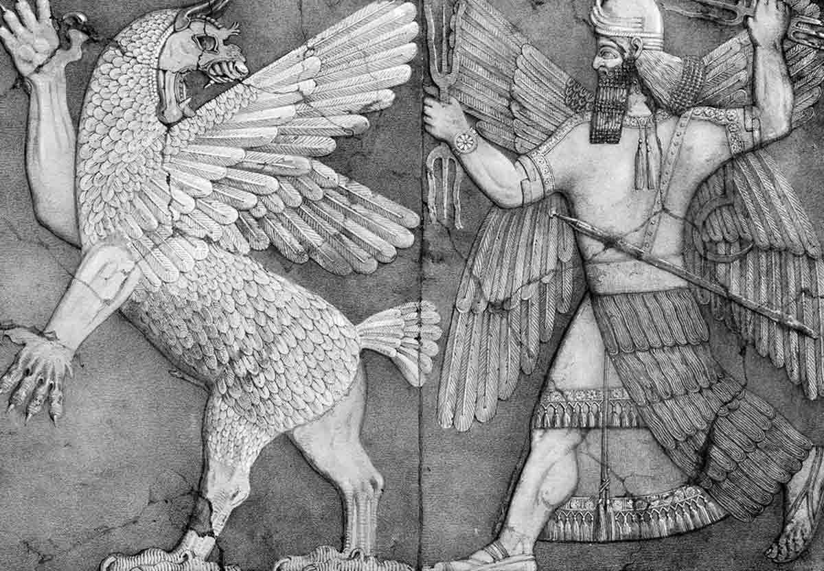 mesopotamian god griffin