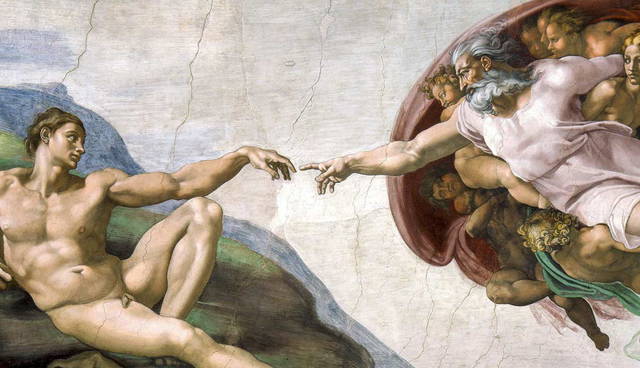 The Creation of Adam, Michelangelo Buonarotti