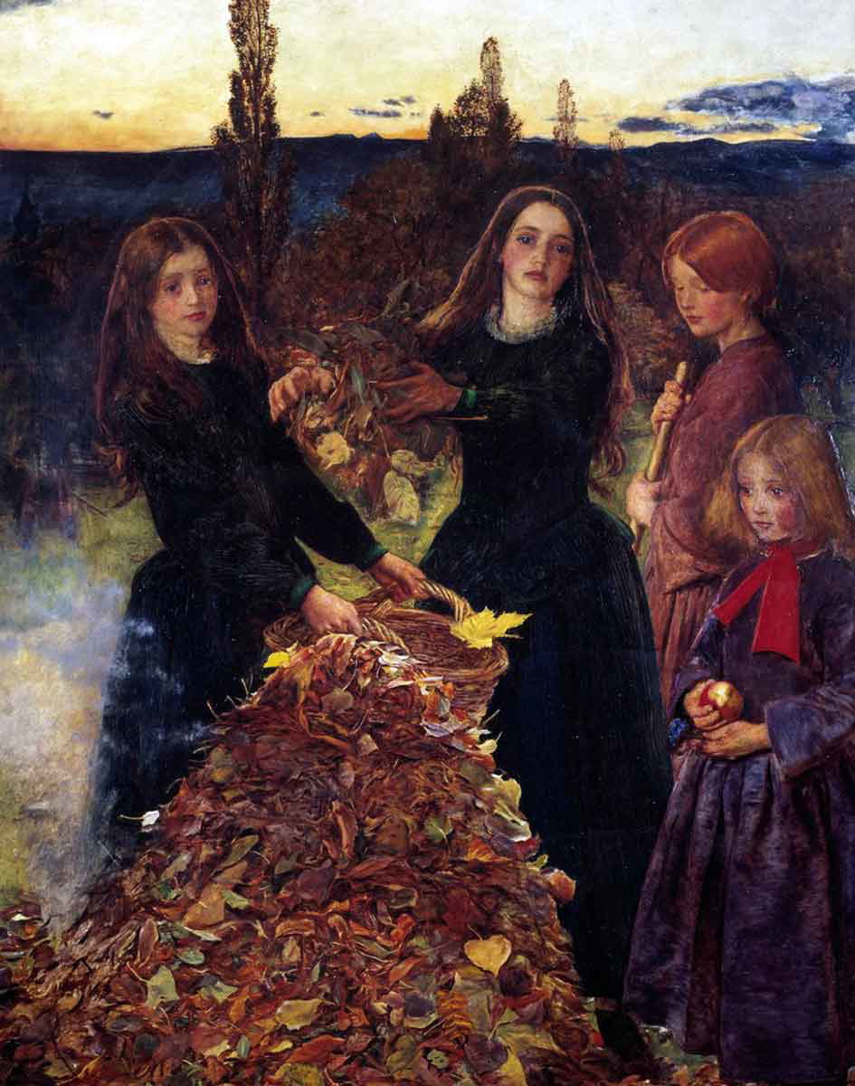 millais autumn leaves