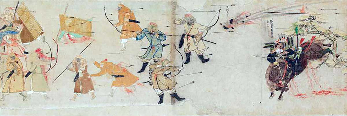 mongol bomb illustrated scroll mongol invasion