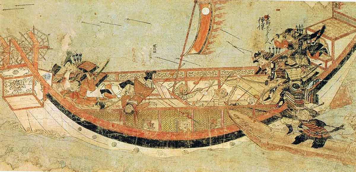 mongol ship illustrated scroll mongol invasion