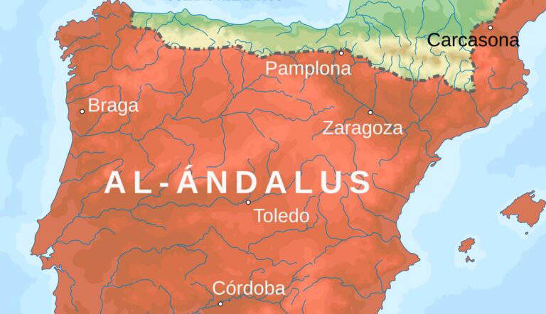 moorish spain map
