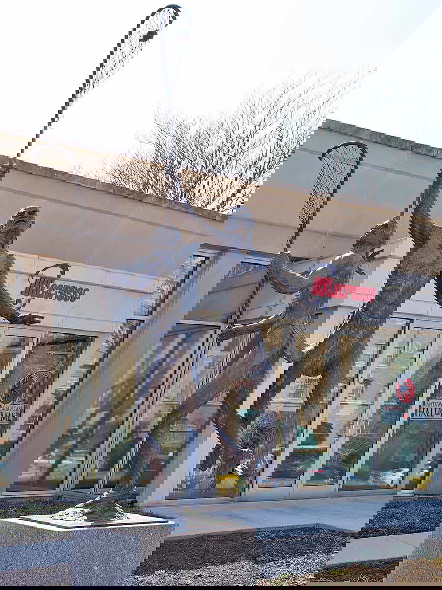 national hall of fame lacrosse statue