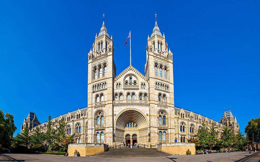 The Natural History Museum in London. 