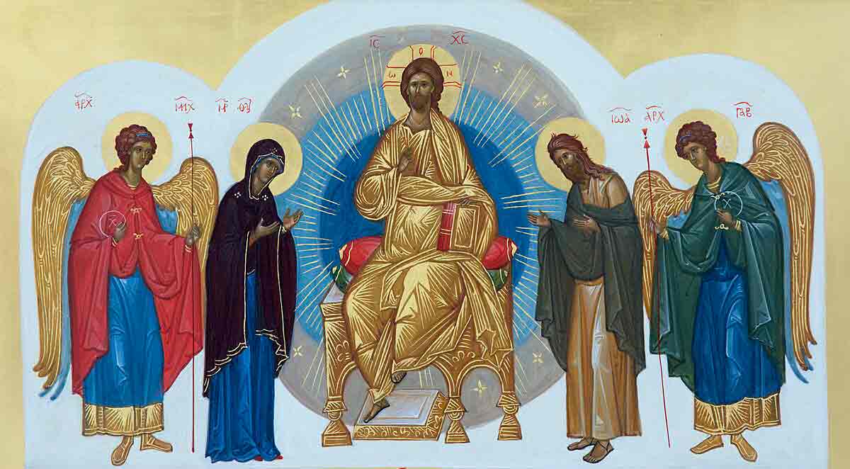 orthodox iconography christ enthroned