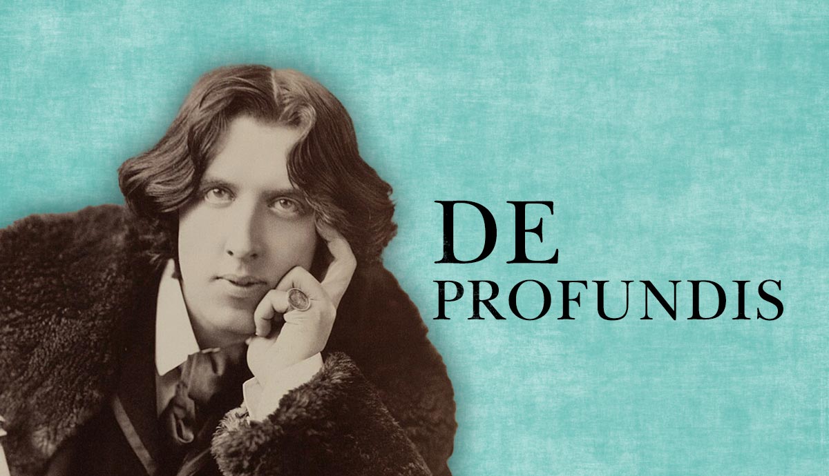 Oscar Wilde with “De Profundis” text