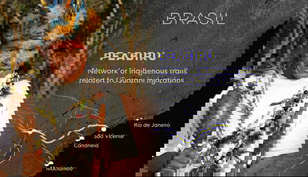 Guarani land struggle and Peabiru map