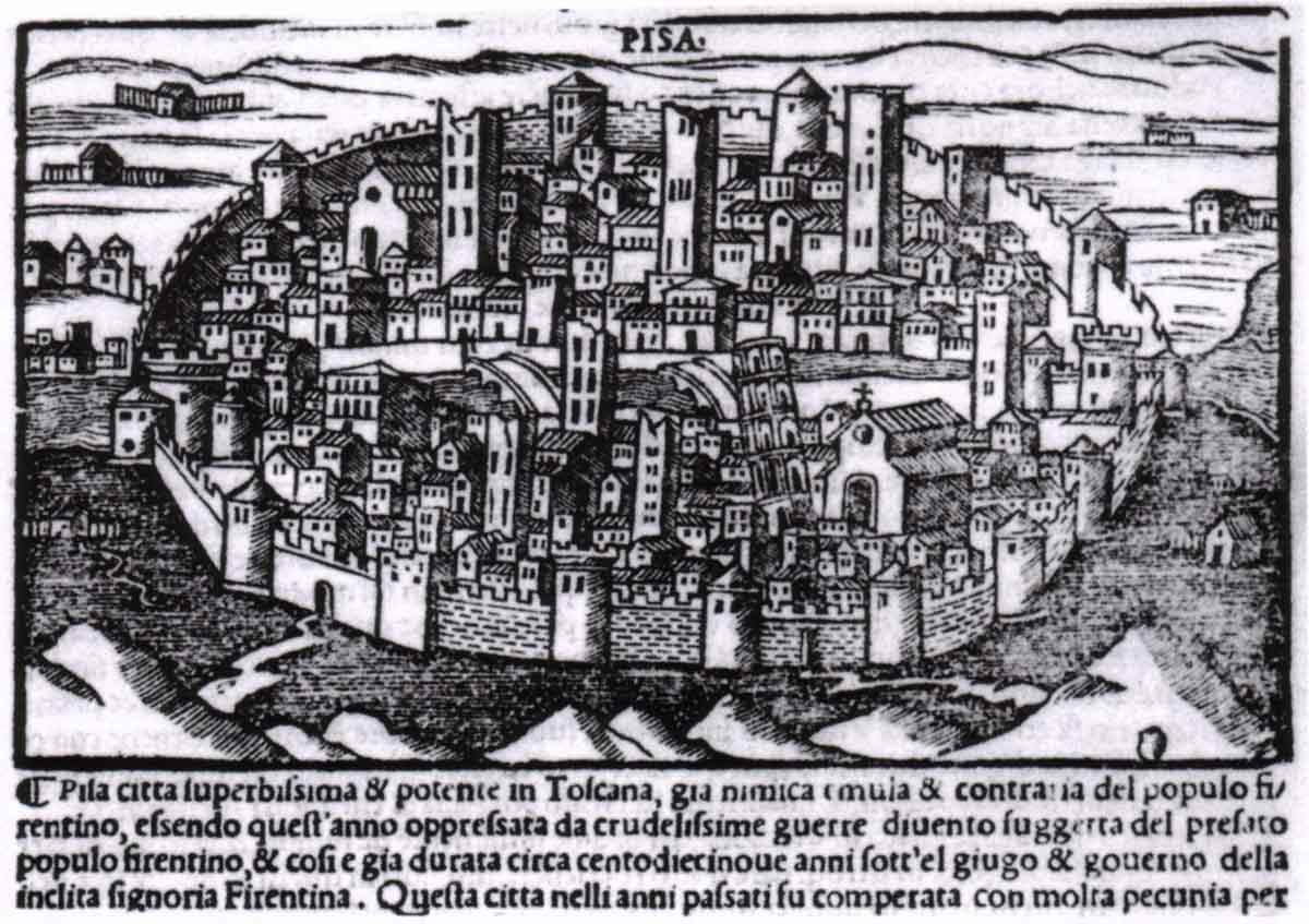 pisa map 1540