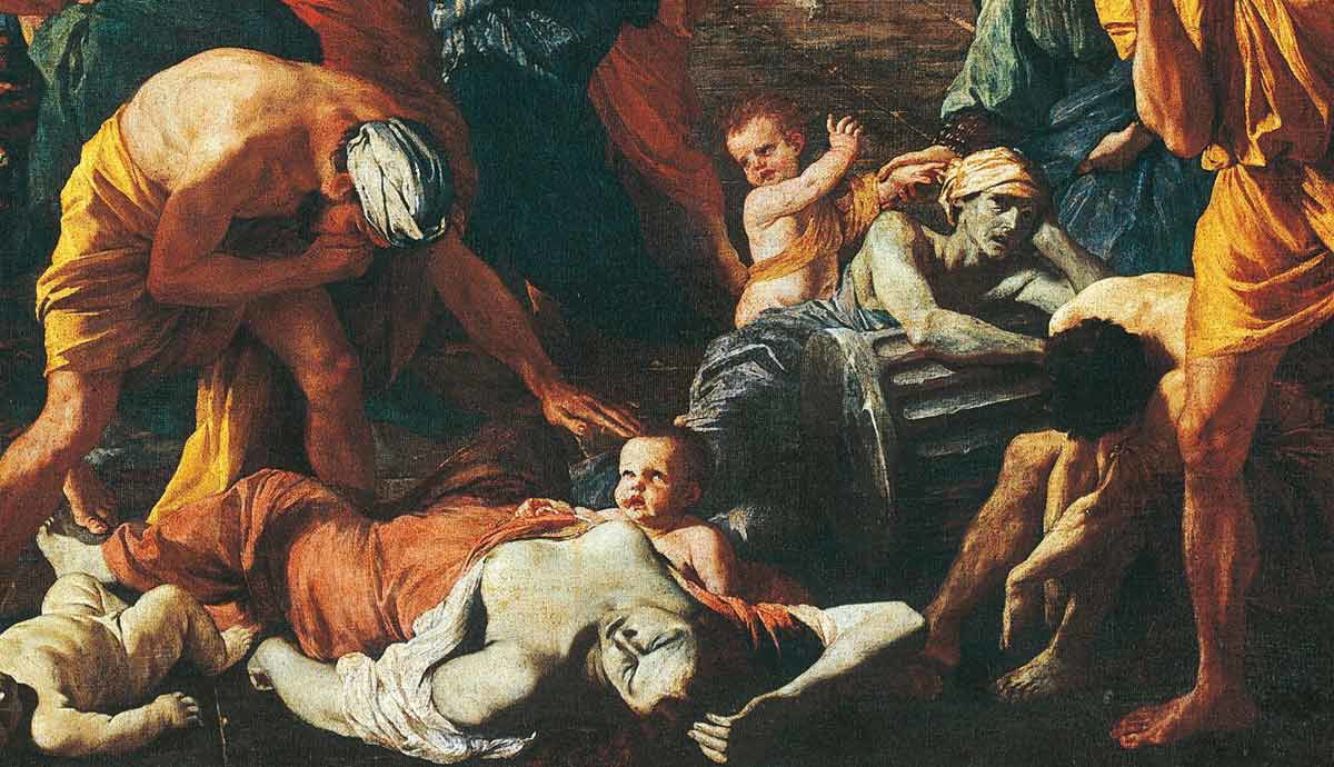 plague of ashdod by poussin painting