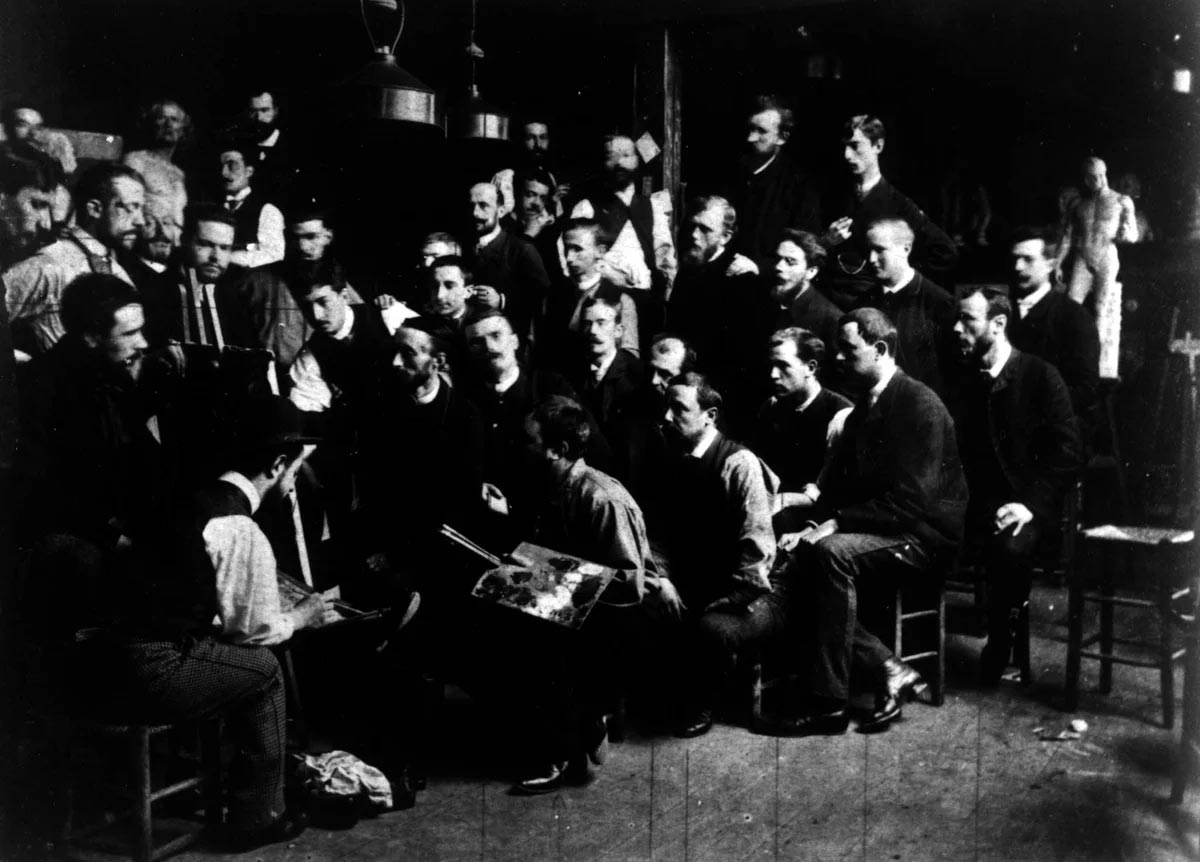 pupils in studio cormon paris