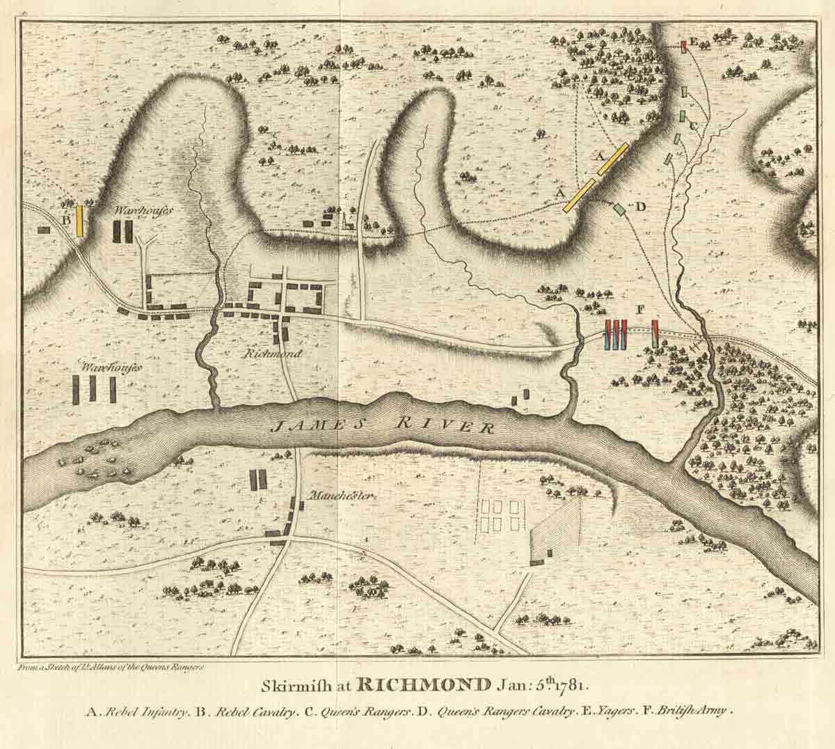 raid on richmond jan 1781