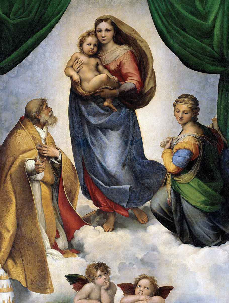 raphael sistine madonna painting