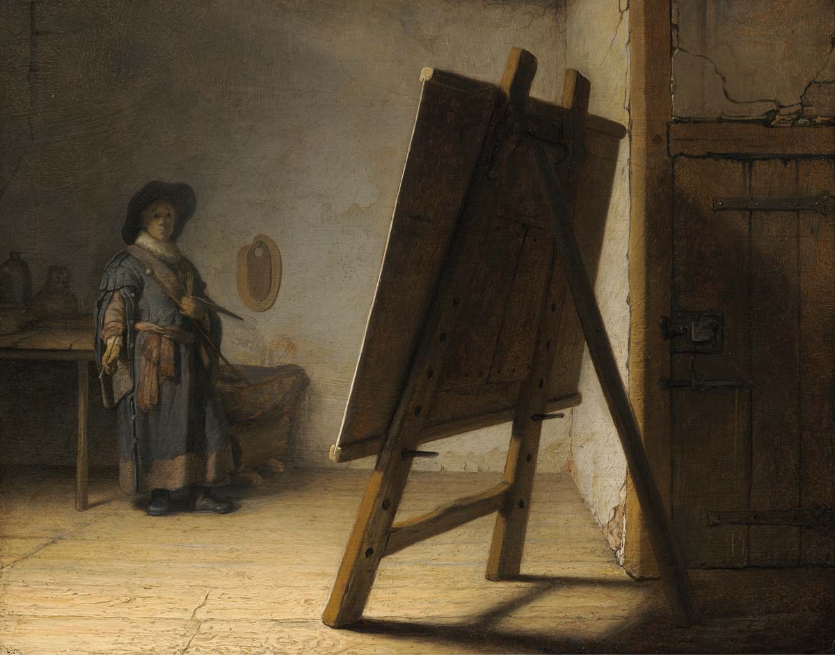 rembrand the artist in studio