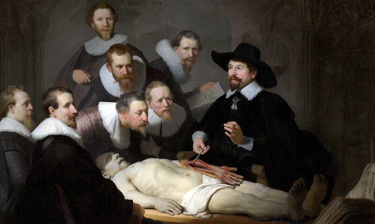 rembrandt anatomy lesson painting