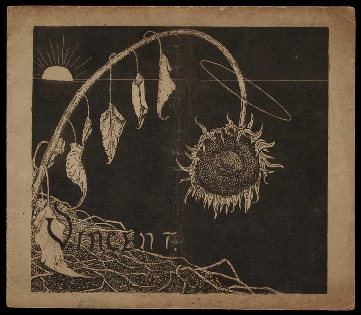 richard roland holst cover design van gogh exhibition