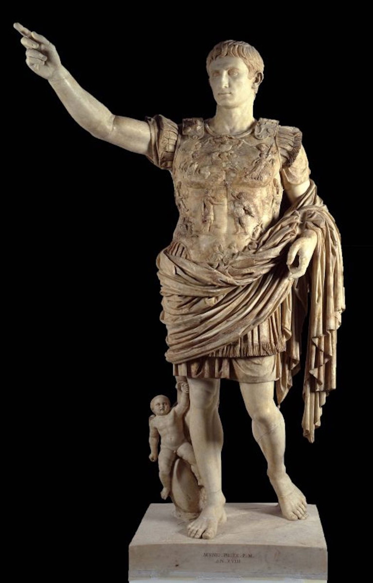 roman art augustus prima porta