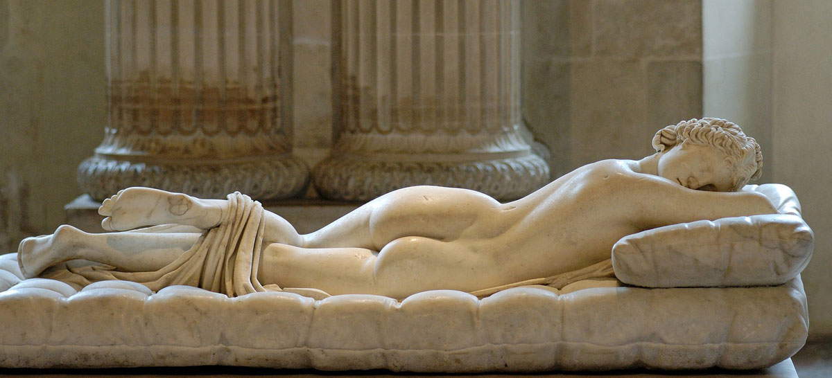 roman art borghese hermaphroditus louvre