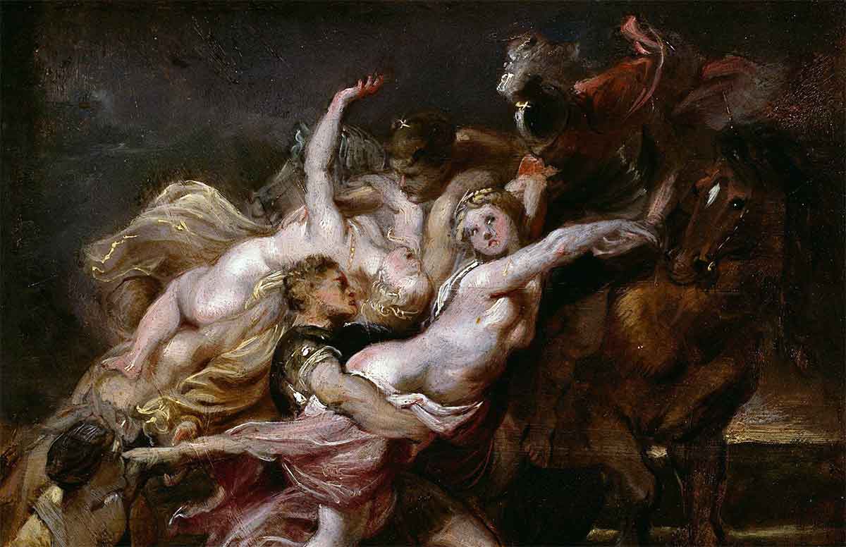 rubens daughters levkippos painting