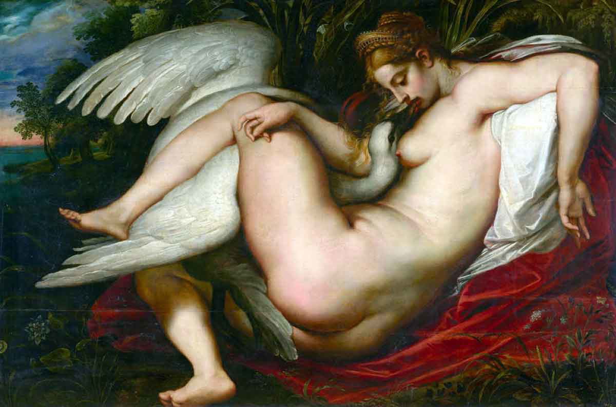 rubens leda swan painting