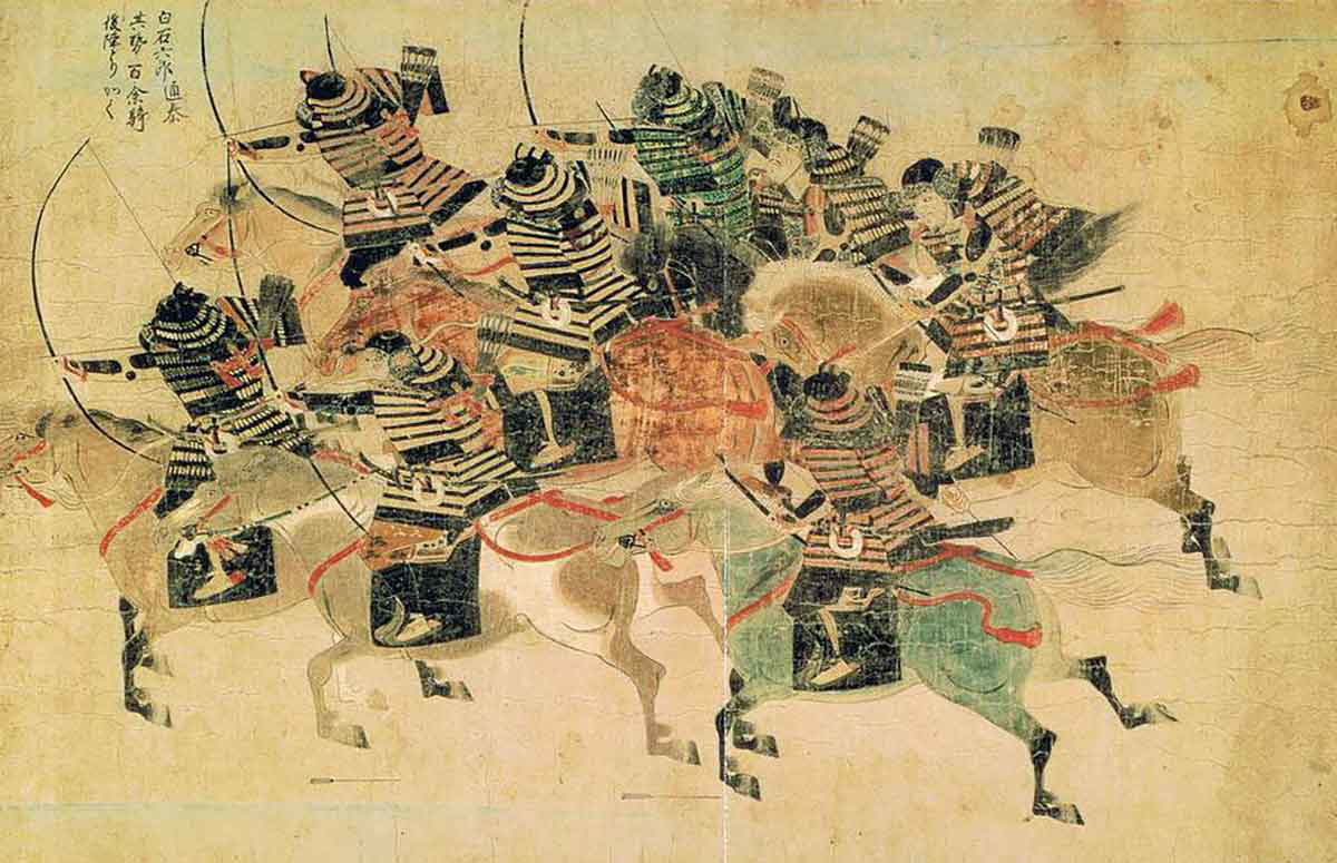 samurai illustrated scroll mongol invasion