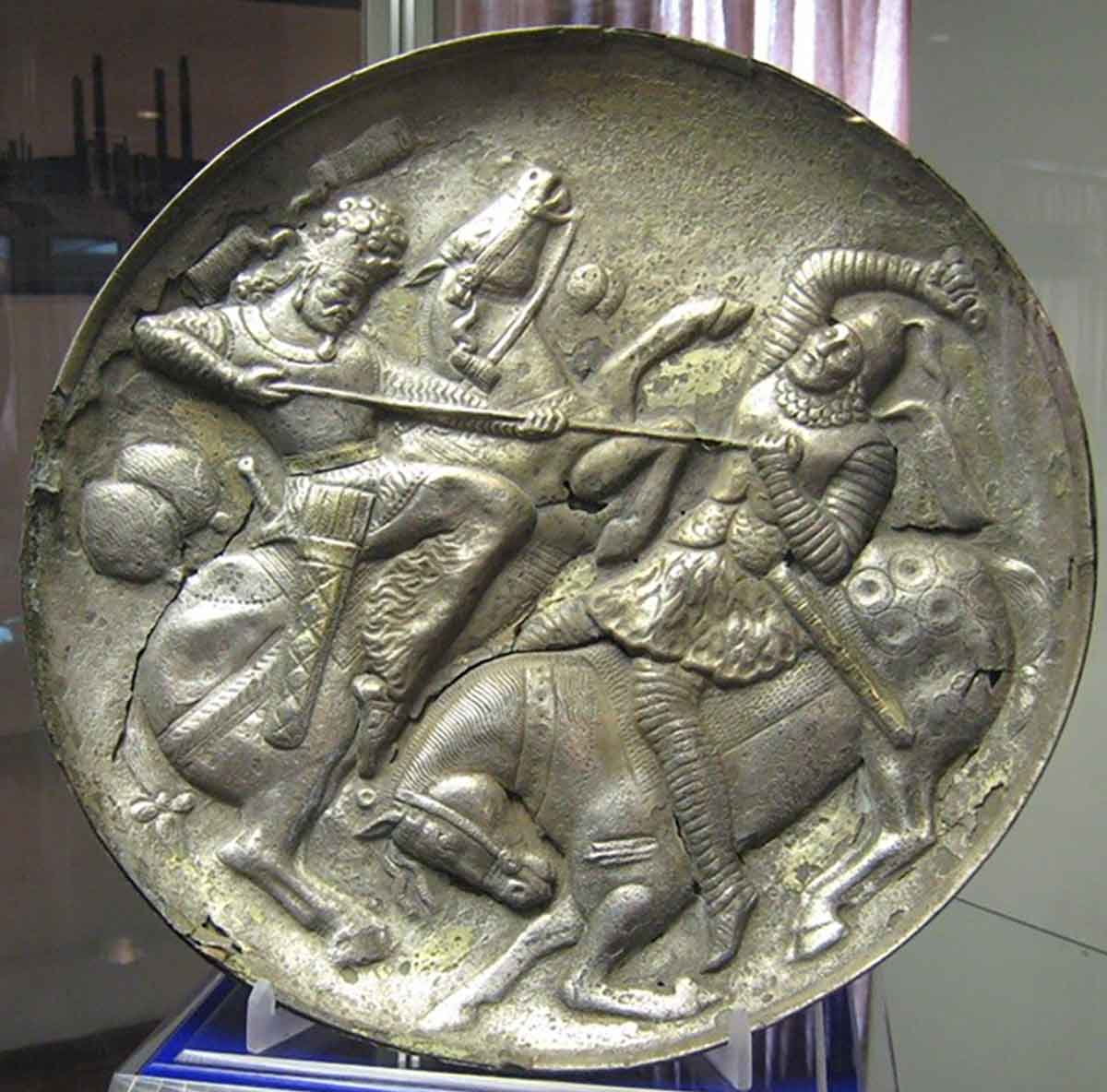 sassanid cavalry fighting