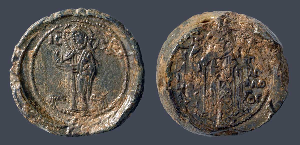 seal michael palaiologos byzantine emperor