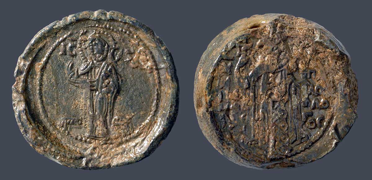 seal michael palaiologos byzantine emperor