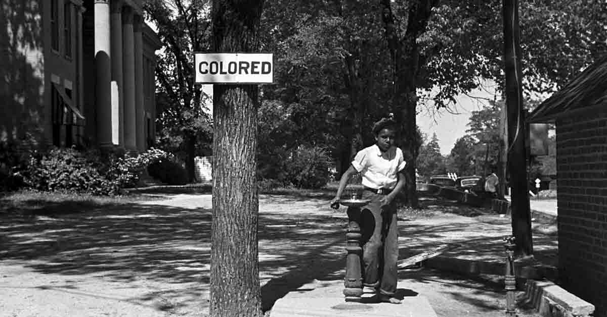 segregated drinking fountain