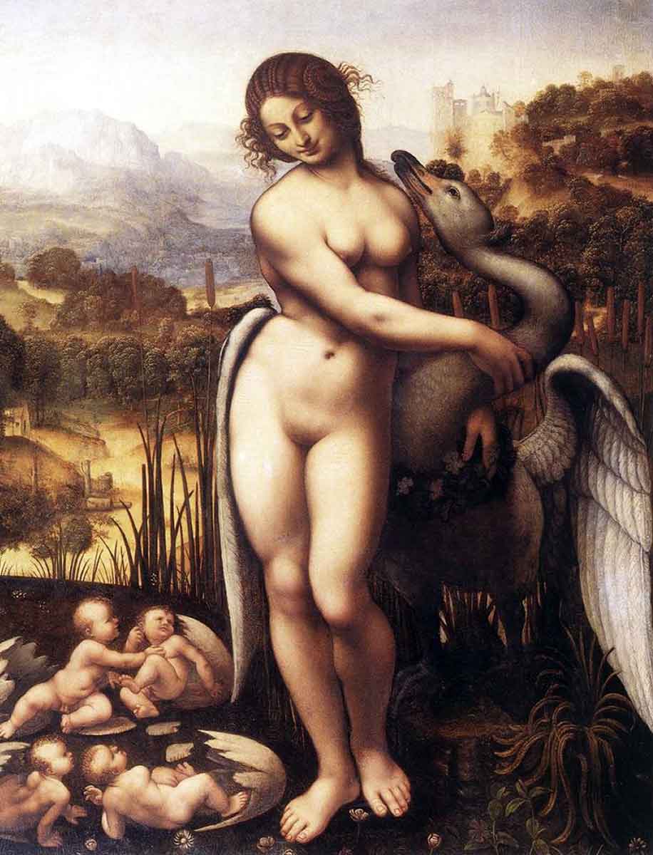 sesto leda swan painting