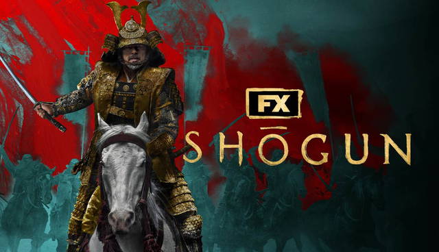 Samurai on horseback in FX’s Shōgun poster