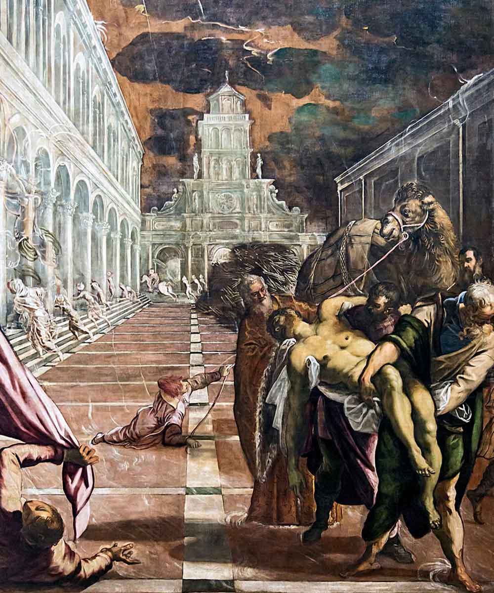 st mark brought to venice