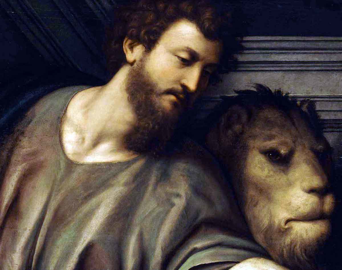 st mark with lion