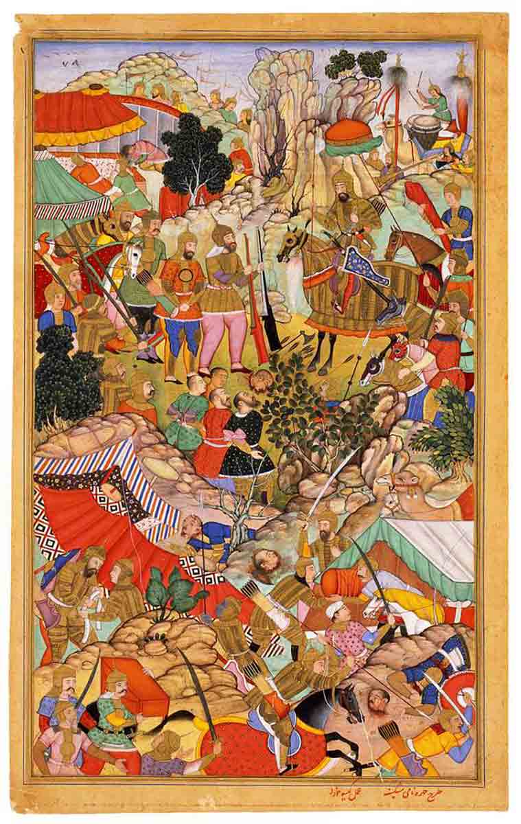 tayang with head of mongol leader 1596