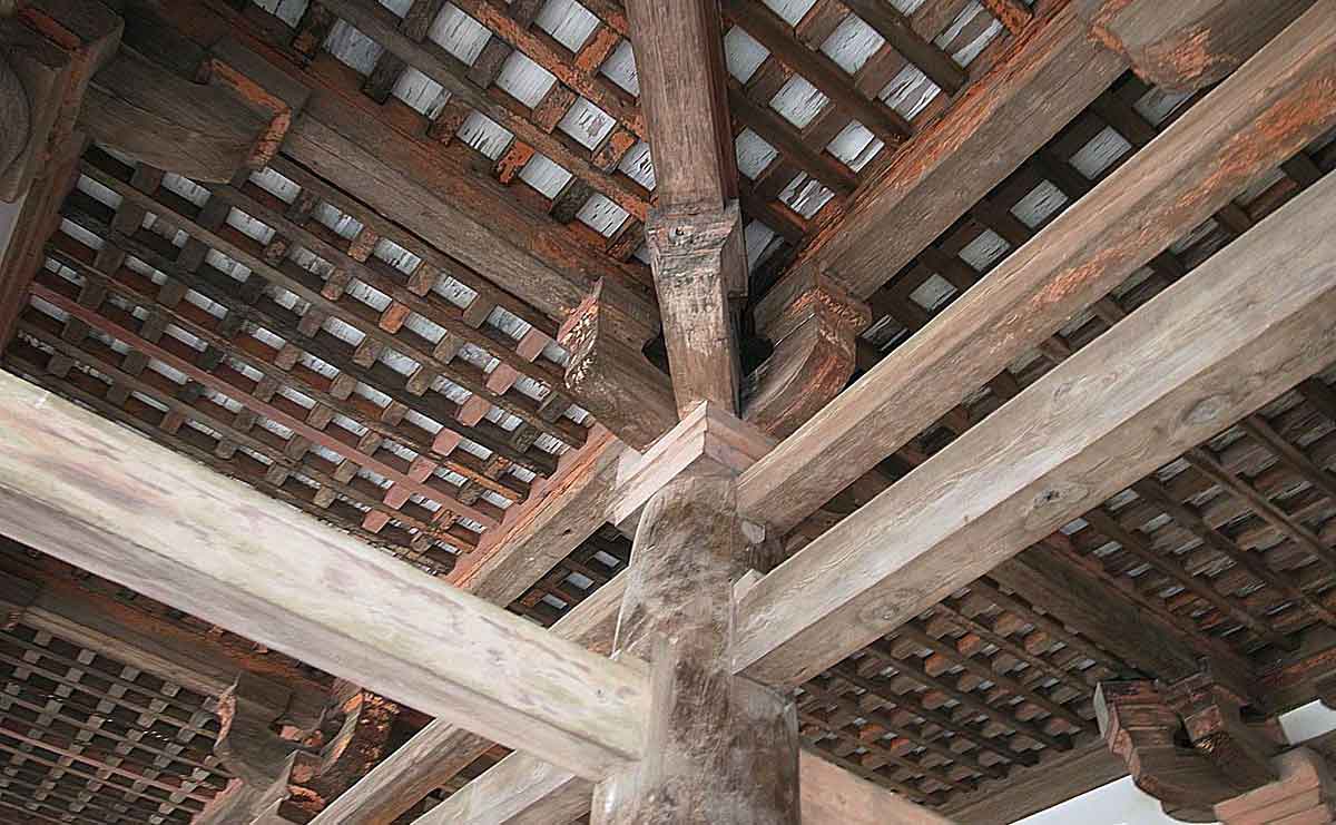 temple wooden joinery
