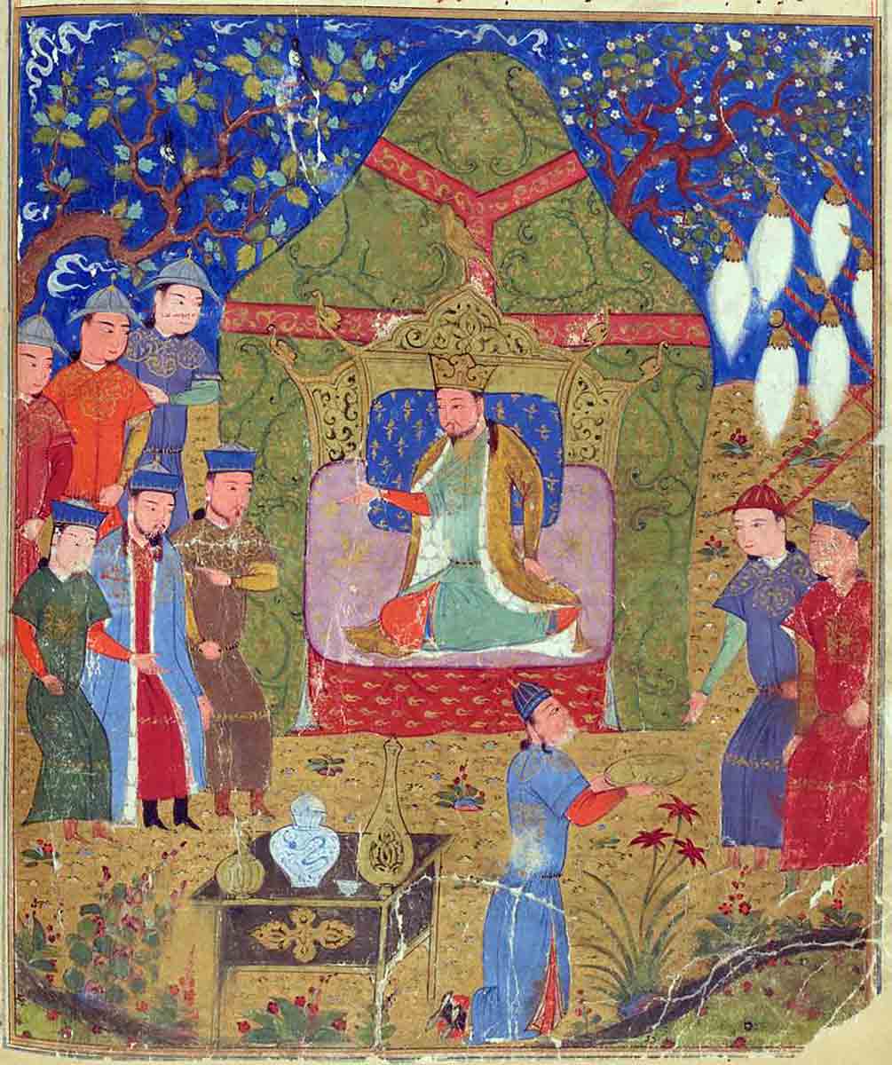 temujin proclaimed as genghis khan 1430