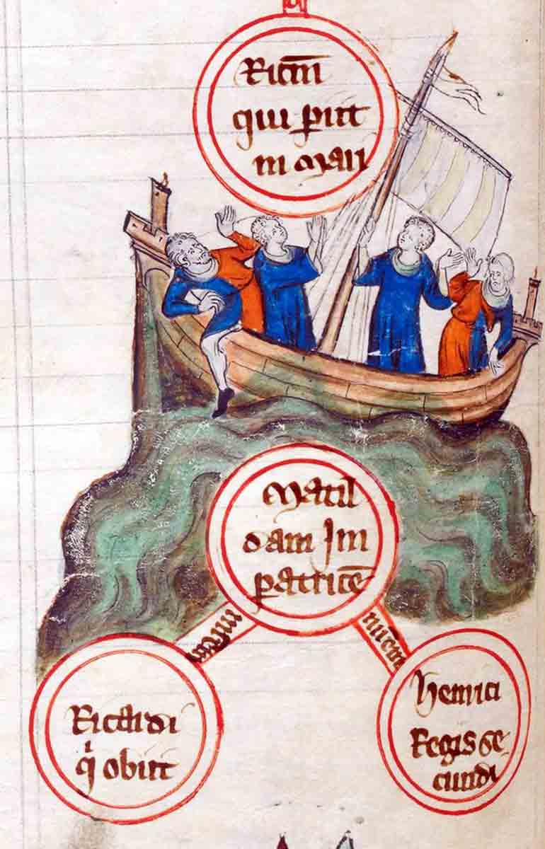 the white ship disaster illuminated manuscript