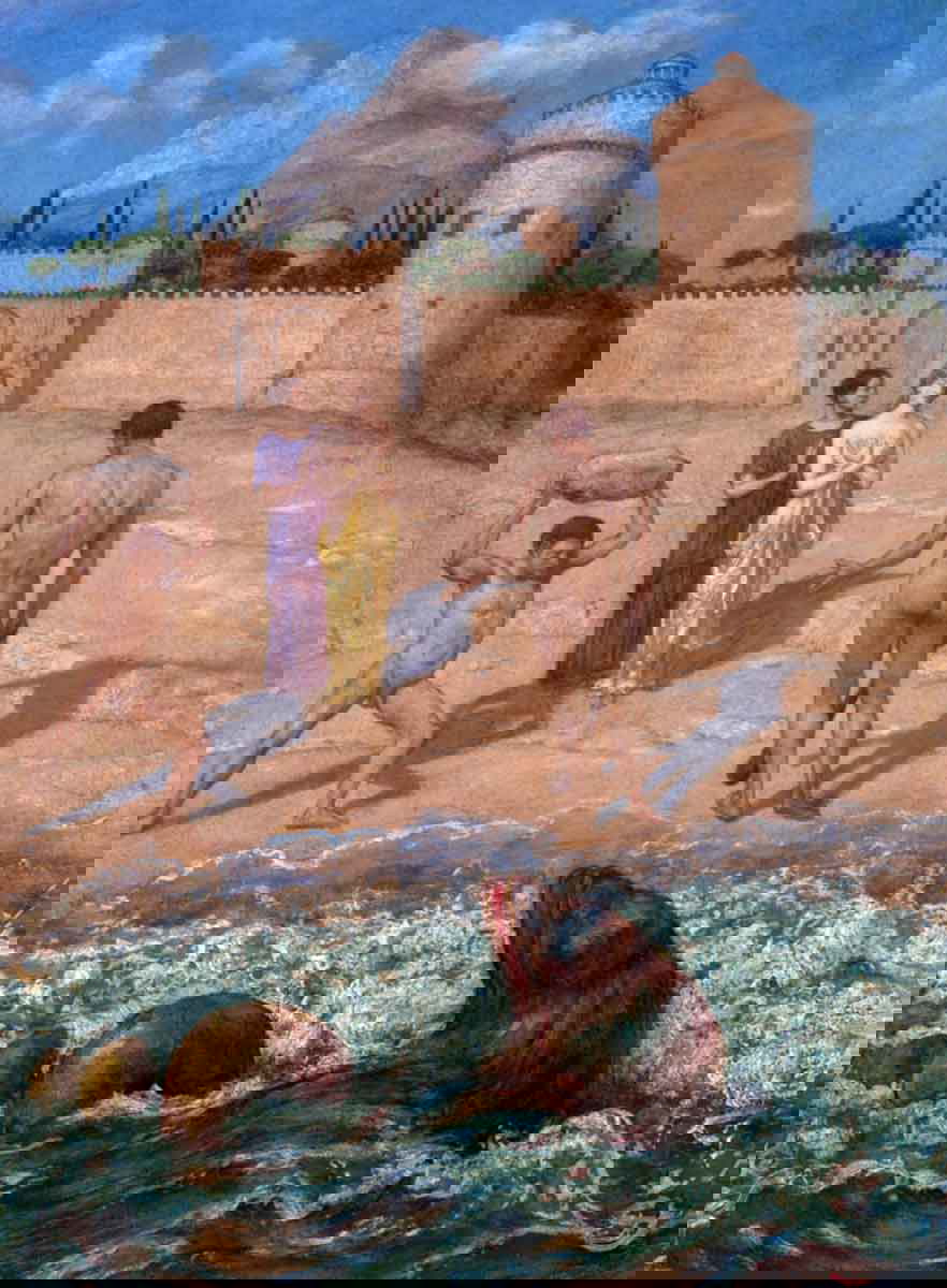 thoma hercules delivering hesione painting